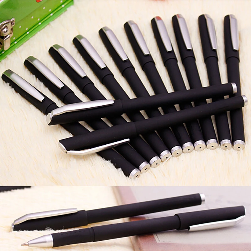 Free Shipping 12 pieces/Lot 0.5mm Sign Pen High quality black ink Scrub shell Gel Ink pens for school office home use
Free Shipping 12 pieces/Lot 0.5mm Sign Pen High quality black ink Scrub shell Gel Ink pens for school office home use
