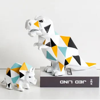 Geometry Dinosaur Statue Animals Figurine Art Sculpture Resin Art&Craft Home Decoration Accessories R742
Geometry Dinosaur Statue Animals Figurine Art Sculpture Resin Art&Craft Home Decoration Accessories R742