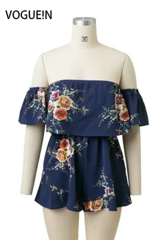 VOGUE!N New Womens Floral Print Sexy Off Shoulder Short Sleeve Elastic Waist Playsuit Jumpsuit
VOGUE!N New Womens Floral Print Sexy Off Shoulder Short Sleeve Elastic Waist Playsuit Jumpsuit