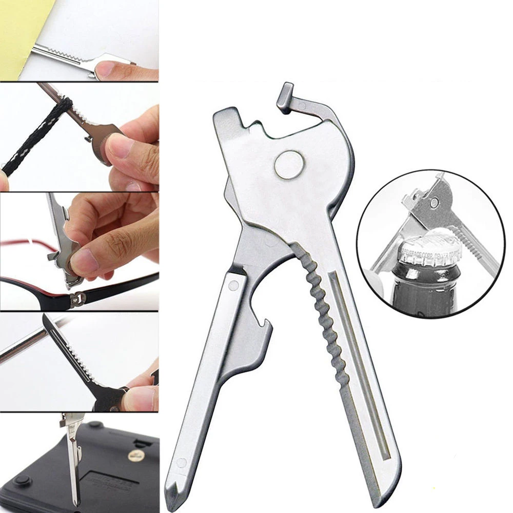 Multi-functional key clasp 6 in 1 folding mini knife outdoor pocket tools utility screwdriver
Multi-functional key clasp 6 in 1 folding mini knife outdoor pocket tools utility screwdriver