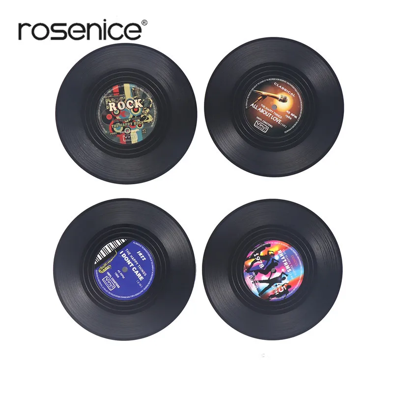 4pcs/set Retro Vinyl Record Drinks Coasters Table Cup Mat Home Decor Tableware Coffee Drink Placemat Tableware Accessories
4pcs/set Retro Vinyl Record Drinks Coasters Table Cup Mat Home Decor Tableware Coffee Drink Placemat Tableware Accessories