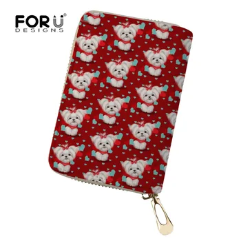 FORUDESIGNS Maltese Printed Card Holder Cover Bags Travel Women Leather Strap Buckle Bank Credit Wallet Money Case Organizer Bag
FORUDESIGNS Maltese Printed Card Holder Cover Bags Travel Women Leather Strap Buckle Bank Credit Wallet Money Case Organizer Bag