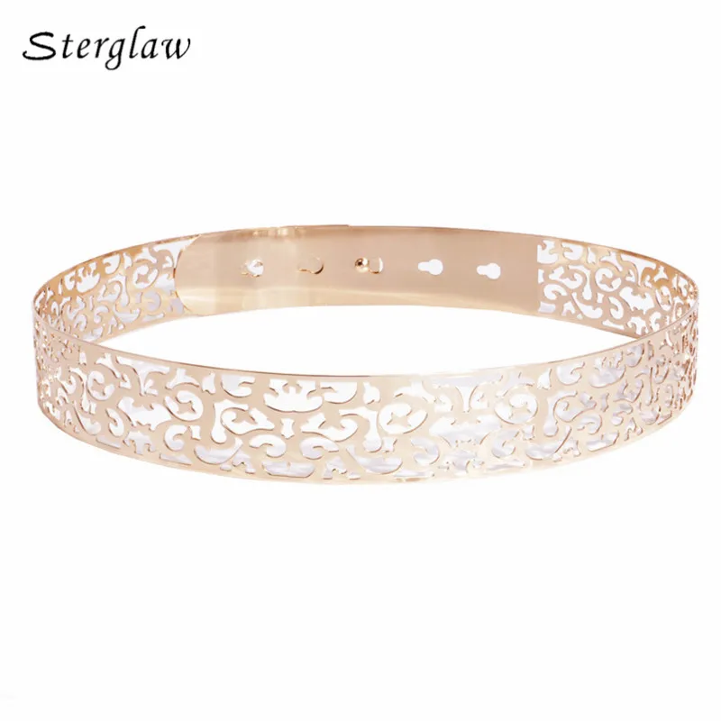 Hot fashion Hollow Metal strap for women Modeling belt 2019 New 3.5cm Golden waist womens belt Girdle for dresses cinturone J013
Hot fashion Hollow Metal strap for women Modeling belt 2019 New 3.5cm Golden waist womens belt Girdle for dresses cinturone J013