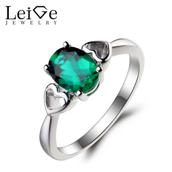 Leige Jewelry Lab Emerald Ring Engagement Ring Oval Cut Green Gemstone May Birthstone 925 Sterling Silver Ring Gifts for Women
Leige Jewelry Lab Emerald Ring Engagement Ring Oval Cut Green Gemstone May Birthstone 925 Sterling Silver Ring Gifts for Women