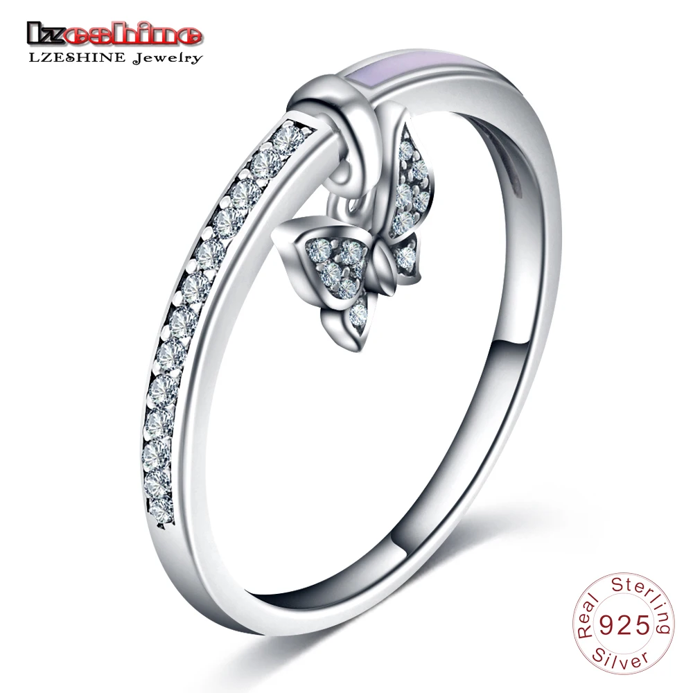 LZESHINE New S925 Silver Butterfly Dangle Ring For Women With AAA CZ Design Engagement Rings Sterling Silver Charming Jewelry
LZESHINE New S925 Silver Butterfly Dangle Ring For Women With AAA CZ Design Engagement Rings Sterling Silver Charming Jewelry