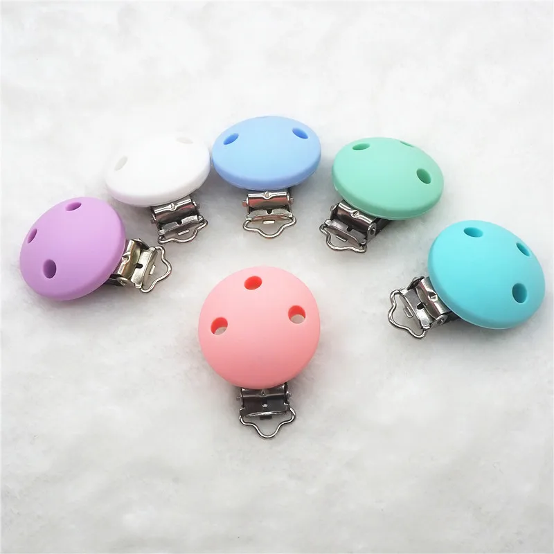 Chenkai 10pcs BPA Free Silicone Round Clips DIY Baby Teether Pacifier Dummy Montessori Sensory Jewelry Holder Chain Toy Clips
Chenkai 10pcs BPA Free Silicone Round Clips DIY Baby Teether Pacifier Dummy Montessori Sensory Jewelry Holder Chain Toy Clips