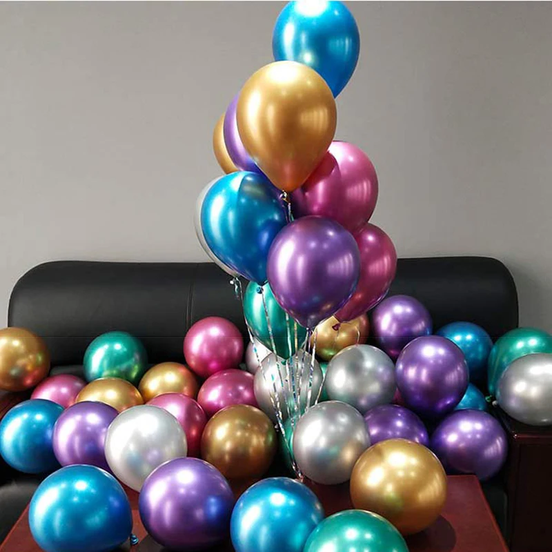 10pcs/lot 12 inch Metallic Chrome Latex Balloons Pearly Silver Gold Metallic Balloons Wedding Birthday Balloons Decoration 0037
10pcs/lot 12 inch Metallic Chrome Latex Balloons Pearly Silver Gold Metallic Balloons Wedding Birthday Balloons Decoration 0037
