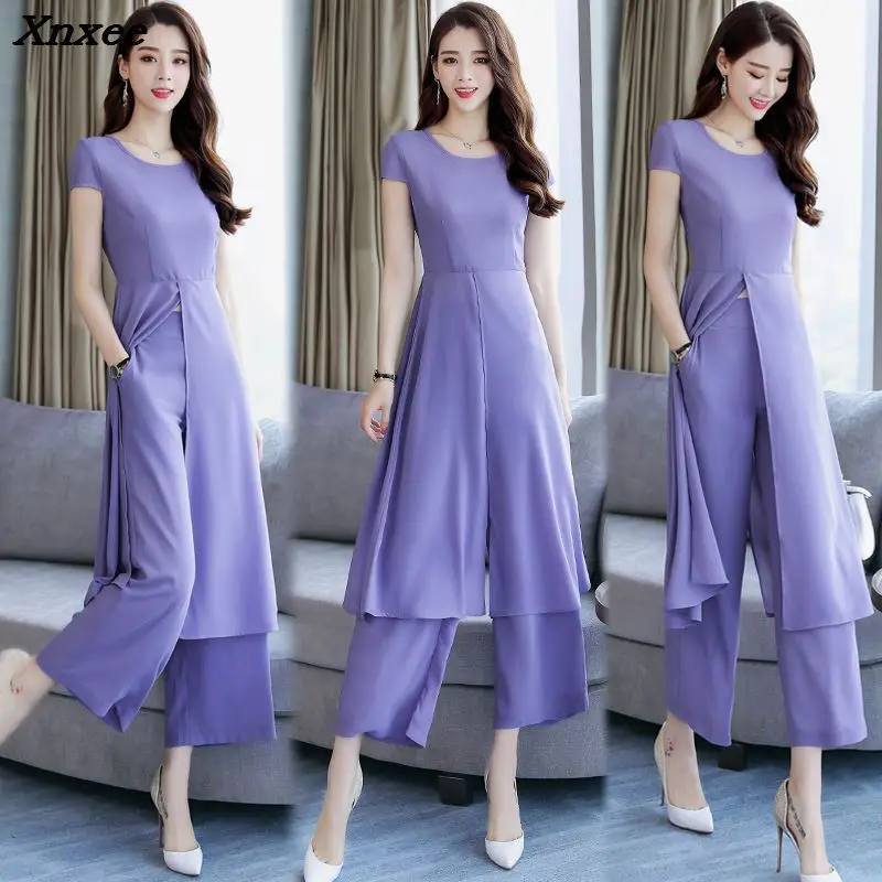 Large Big Size Two Piece Set Top And Pants Ensemble Femme Deux Pieces Tracksuit Women Suit Conjunto Feminino Summer Costume
Large Big Size Two Piece Set Top And Pants Ensemble Femme Deux Pieces Tracksuit Women Suit Conjunto Feminino Summer Costume