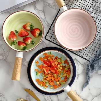 Antique Large Creative Design Ceramic Bowl With Wood Handle Porcelain Soup Salad Rice Floral Bowl Container Ceramica Tableware
Antique Large Creative Design Ceramic Bowl With Wood Handle Porcelain Soup Salad Rice Floral Bowl Container Ceramica Tableware
