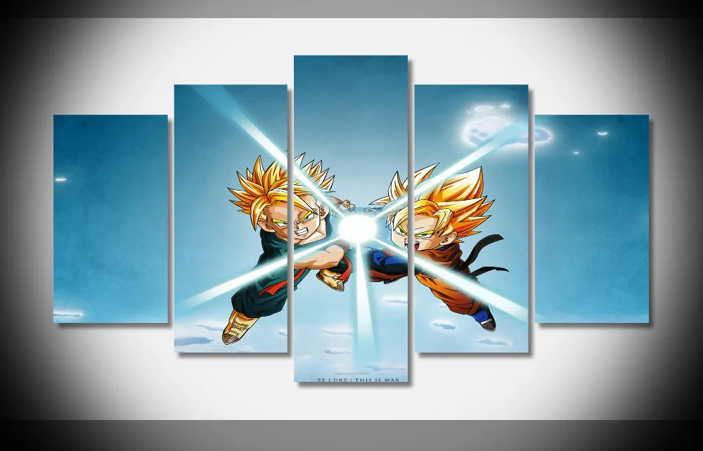 Compare Prices On Stretched Canvas Photo Online Ping Low Dragon Ball Z Pictures Of Vegeta Vs Goku Poster Stretched Framed Decor Gallery Wrap Art