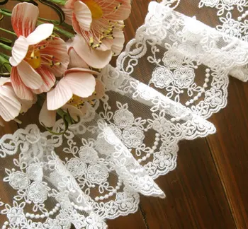 10 yards Lace Trim, Retro Off White Floral Flower Scallop Net Lace Fabric Cloth TRIM
10 yards Lace Trim, Retro Off White Floral Flower Scallop Net Lace Fabric Cloth TRIM