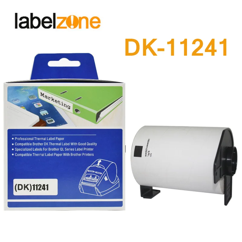 1Rolls DK-11241 102mm x 152m Continuous Thermal Paper Compatible for Brother Label Printer White Paper DK11241 DK Paper 241
1Rolls DK-11241 102mm x 152m Continuous Thermal Paper Compatible for Brother Label Printer White Paper DK11241 DK Paper 241
