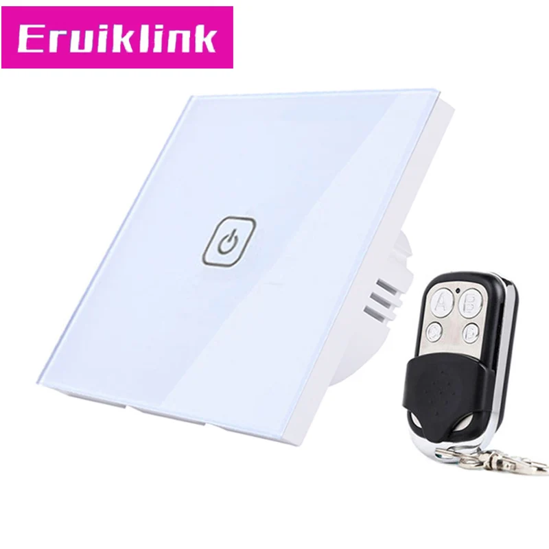 EU/UK Standard Wireless Remote Control Touch Switch,1 Gang 1 Way RF433 Wall Light Switch For Smart House Free shipping
EU/UK Standard Wireless Remote Control Touch Switch,1 Gang 1 Way RF433 Wall Light Switch For Smart House Free shipping