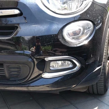 Accessories Exterior For Cars Styling ABS Chrome Front fog lamp Cover Trim Molding For Fiat 500X 2014 2015 2016 2017 2018
Accessories Exterior For Cars Styling ABS Chrome Front fog lamp Cover Trim Molding For Fiat 500X 2014 2015 2016 2017 2018
