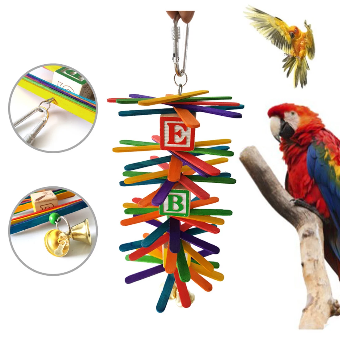 Bird Parrot Chewing Foraging Toys, Hanging Toy Parrot Nest Suitable for Medium and Small Parrots and Birds
Bird Parrot Chewing Foraging Toys, Hanging Toy Parrot Nest Suitable for Medium and Small Parrots and Birds