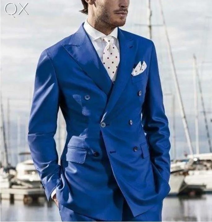 MS20 2016 New Arrival Slim Fit Blue Groom Tuxedos Men Double Breasted Suit Man Groomsman Formal Prom Suits Jacket+Pants
MS20 2016 New Arrival Slim Fit Blue Groom Tuxedos Men Double Breasted Suit Man Groomsman Formal Prom Suits Jacket+Pants