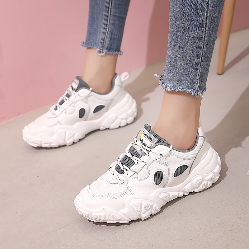 Shoes Women White Sneakers Platform Trainers Women Casual Comfortable Thick Soled Non-slip Sneakers Student Vulcanized Shoes
Shoes Women White Sneakers Platform Trainers Women Casual Comfortable Thick Soled Non-slip Sneakers Student Vulcanized Shoes