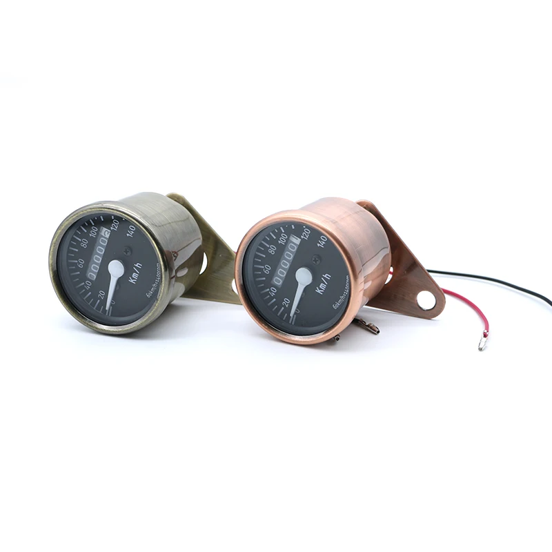 12V Universal Retro Odometer Speedometer Gauge 0~140km/h For Honda Yamaha Suzuki Kawasaki Cruiser Chopper Cafe Racer Old School
12V Universal Retro Odometer Speedometer Gauge 0~140km/h For Honda Yamaha Suzuki Kawasaki Cruiser Chopper Cafe Racer Old School
