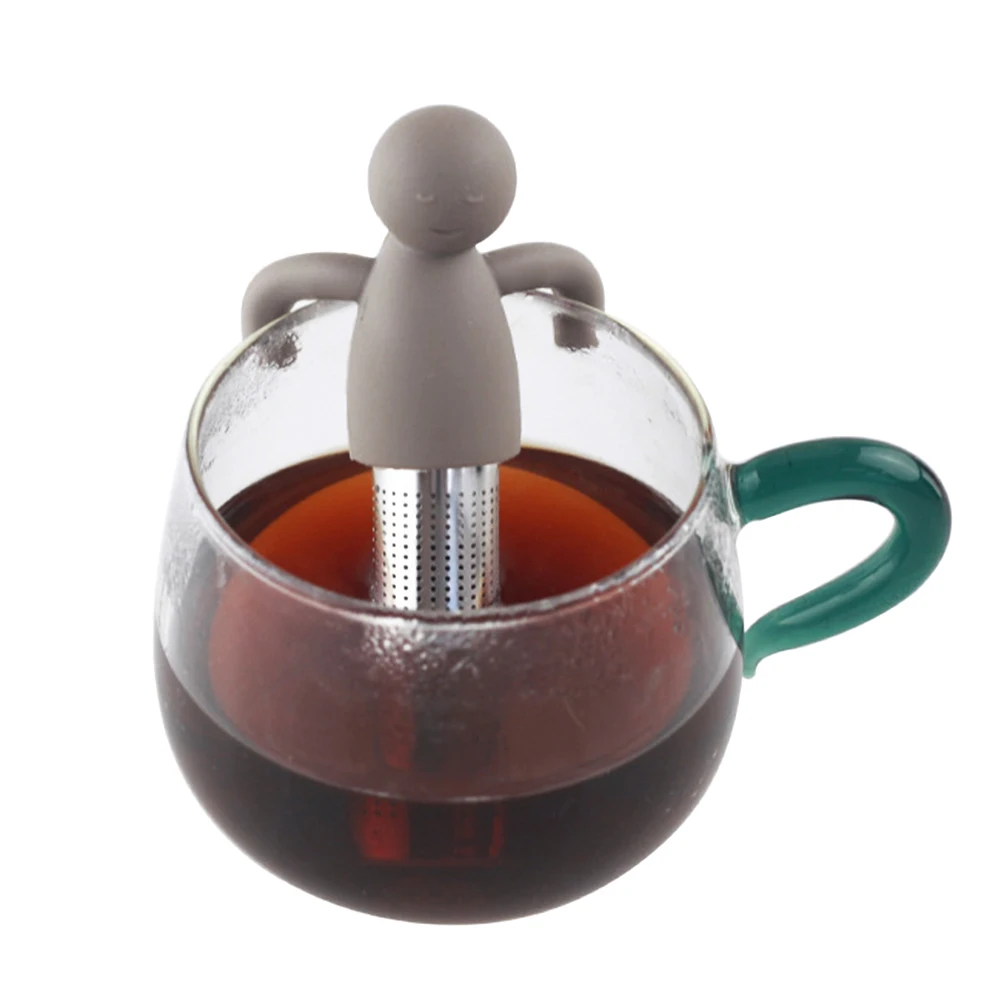 Unique Humanoid Cute Tea Strainer Silicone Tea Infuser Filter Teapot Teabags For Tea and Coffee Drinkware 1Pc
Unique Humanoid Cute Tea Strainer Silicone Tea Infuser Filter Teapot Teabags For Tea and Coffee Drinkware 1Pc