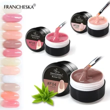 15 мл УФ-гель замочить от строителя дизайн ногтей желе гель прозрачный камуфляж 10 цветная светодиодная лампа стекло Жесткий быстрое строите...(China)