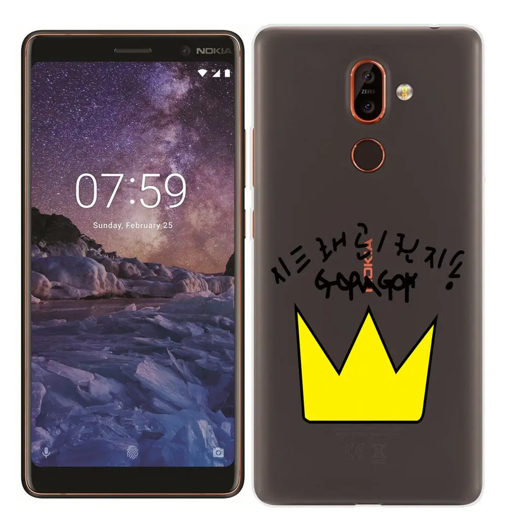 Soft TPU Case for Nokia 7 Plus Smart Back Cover for Nokia 3 5 6 7 8 Painted ShockProof Fundas for Nokia 2.1 3.1 5.1 6.1 Silicone (19)