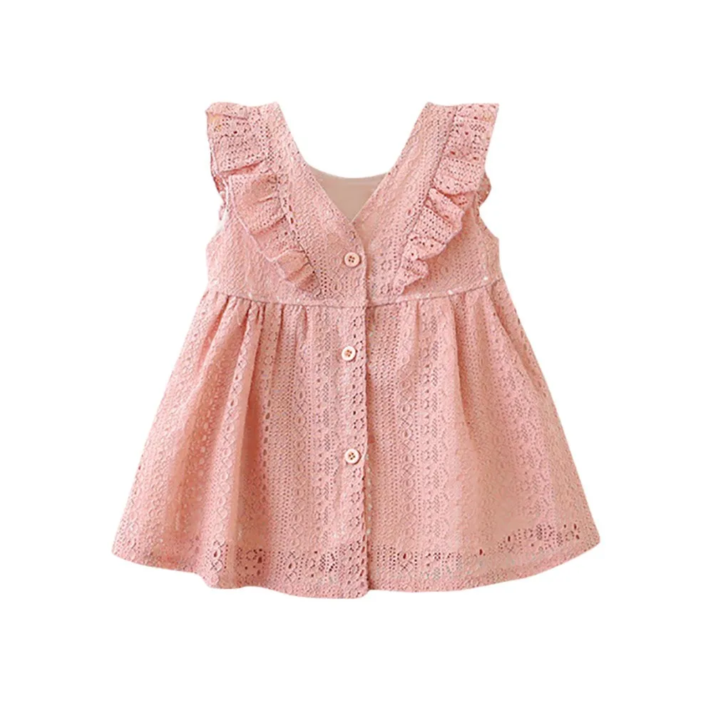 Newborn Baby Summer Children Infant Kid Girls Lace Ruffles Princess Button Hollow Dress Clothes #K4
Newborn Baby Summer Children Infant Kid Girls Lace Ruffles Princess Button Hollow Dress Clothes #K4