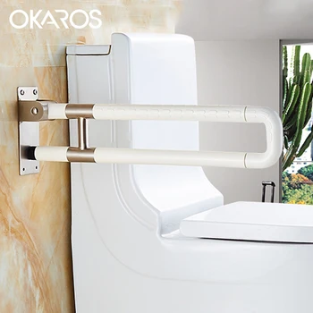 OKAROS Tolilet White Hand Grab Bar Wall Mounted Anti-Slip Bathroom Safety Rail Yellow Metal Bath Water-proof Grab Rail TB2011-26
OKAROS Tolilet White Hand Grab Bar Wall Mounted Anti-Slip Bathroom Safety Rail Yellow Metal Bath Water-proof Grab Rail TB2011-26
