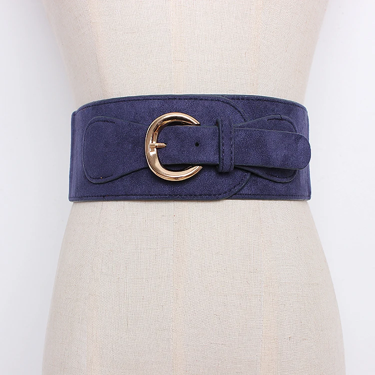 Women's runway fashion faux suede leather elastic Cummerbunds female Dress Corsets Waistband Belts decoration wide belt R1294
Women's runway fashion faux suede leather elastic Cummerbunds female Dress Corsets Waistband Belts decoration wide belt R1294