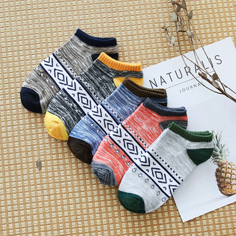 5 Pairs/Lot Mens Socks Spring Summer Comfortable Cotton Socks Retro National Style Ankle Socks Male Socks Chaussette Носки
5 Pairs/Lot Mens Socks Spring Summer Comfortable Cotton Socks Retro National Style Ankle Socks Male Socks Chaussette Носки