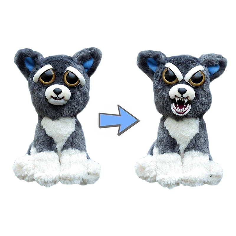 Feisty Pets Funny Change Face Plush Toys Animal Dolls Children Toys   For Girls  Prank Toy Christmas Gift Fast Shipping (8)