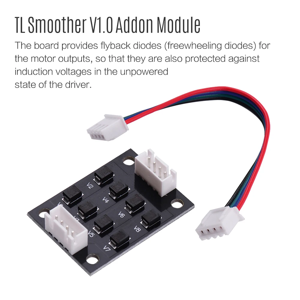 Aibecy 4pcs TL Smoother V1.0 Addon Module for 3D Printer Motor Drivers Accessories Parts
Aibecy 4pcs TL Smoother V1.0 Addon Module for 3D Printer Motor Drivers Accessories Parts