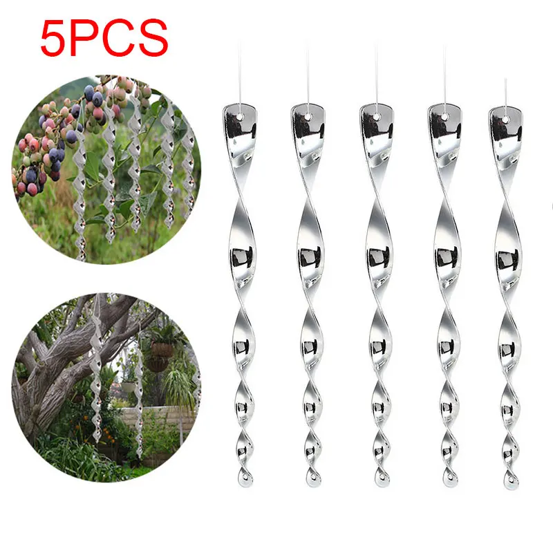 Creative Durable Plastic Siliver Spiral Reflective Scary Rods Bird Repellents Decoration Tree Hunting Garden Supplies 5 Pcs
Creative Durable Plastic Siliver Spiral Reflective Scary Rods Bird Repellents Decoration Tree Hunting Garden Supplies 5 Pcs