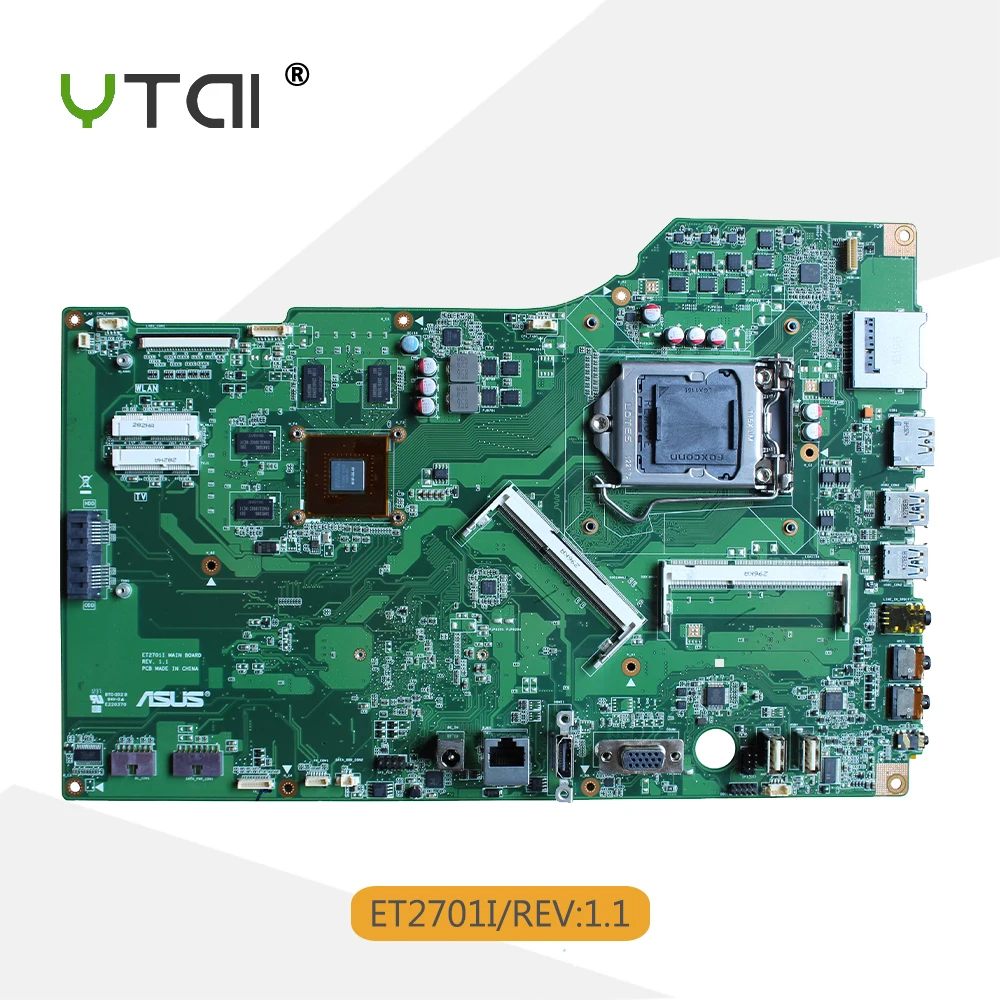 YTAI for ASUS ET2701I All-in-one motherboard GT940M REV1.1 LGA1155 DDR3 USB3.0 desktop mainboard 100% tested
YTAI for ASUS ET2701I All-in-one motherboard GT940M REV1.1 LGA1155 DDR3 USB3.0 desktop mainboard 100% tested