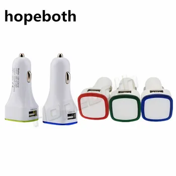 hopeboth 5V 1A+2.1A Dual usb car charger Adapter LED Lights Universal for cell phones for mobile phones 
hopeboth 5V 1A+2.1A Dual usb car charger Adapter LED Lights Universal for cell phones for mobile phones