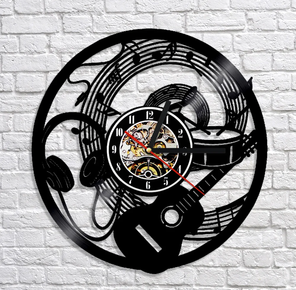 Music Instrument CD Vinyl LP Record Clock Art Wall Decoration 3D Wall Clock Home Decor Unique Gift For Music Fan
Music Instrument CD Vinyl LP Record Clock Art Wall Decoration 3D Wall Clock Home Decor Unique Gift For Music Fan