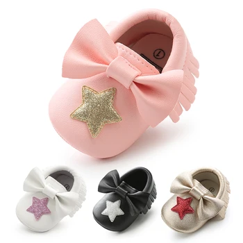 2020 hongteya New Baby girls Moccasins solf sole firstwalker shoes Cute big bow & star baby Girls Soft Soled shoes crib shoes
2020 hongteya New Baby girls Moccasins solf sole firstwalker shoes Cute big bow & star baby Girls Soft Soled shoes crib shoes