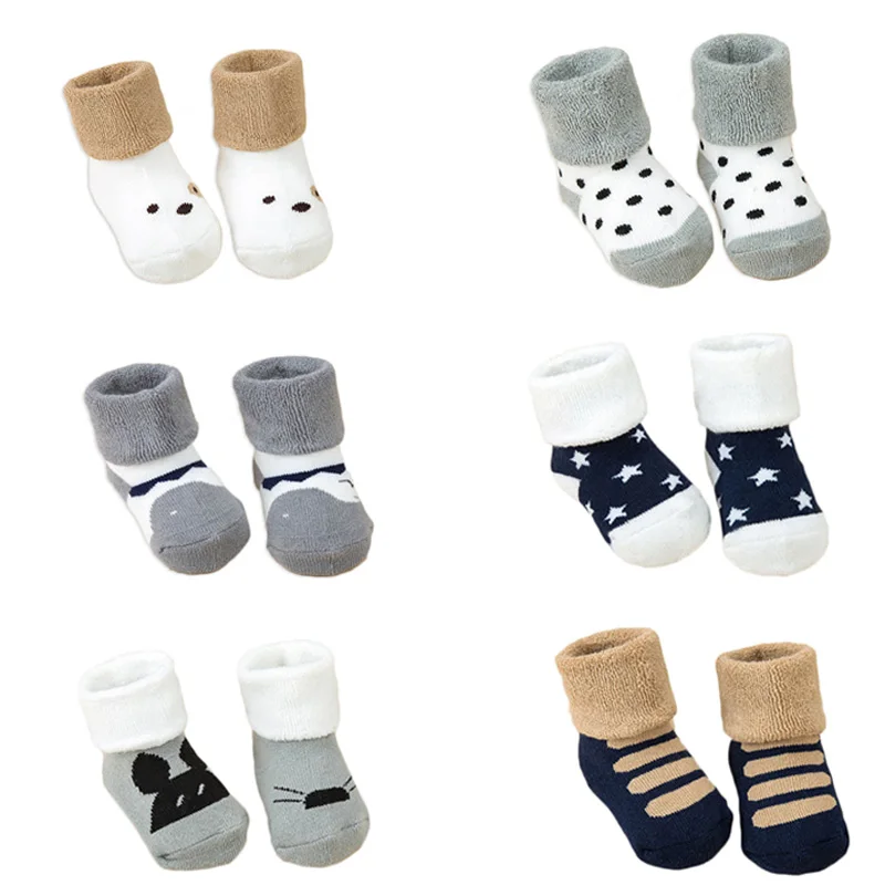 Thick Warm Animal Terry Newborn Socks Spring Winter Baby Socks For Girls Boys Cotton Kids Anti-Slip Floor Socks meia infantil
Thick Warm Animal Terry Newborn Socks Spring Winter Baby Socks For Girls Boys Cotton Kids Anti-Slip Floor Socks meia infantil