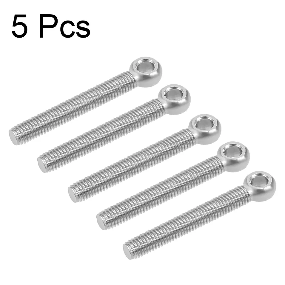 UXCELL M8 70mm 60mm 50mm Eye Center To Bottom Length 5pcs Stainless Steel 304 Machine Shoulder Lift Eye Bolt Rigging
UXCELL M8 70mm 60mm 50mm Eye Center To Bottom Length 5pcs Stainless Steel 304 Machine Shoulder Lift Eye Bolt Rigging