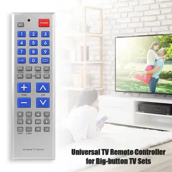 Universal TV Remote Control Portable Oversize Key Controller For Big-button TV Sets without Battery
Universal TV Remote Control Portable Oversize Key Controller For Big-button TV Sets without Battery