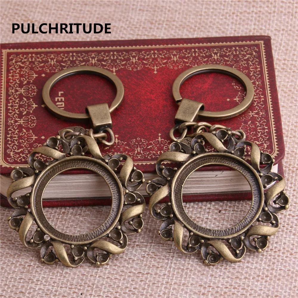 PULCHRITUDE 3pcs Antique Bronze Round 30mm Inner Size Metal Cameo Base Handmade Cabochon Pendant Heart Charm Keys Chain Y1079
PULCHRITUDE 3pcs Antique Bronze Round 30mm Inner Size Metal Cameo Base Handmade Cabochon Pendant Heart Charm Keys Chain Y1079