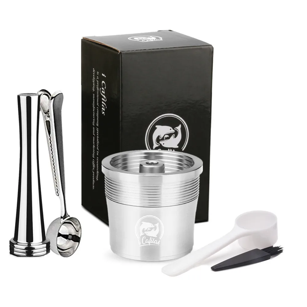 ICafilas Crema Coffee Filters Capsule For illy Machine Reusable Stainless Steel Tamper Cafe Pod Cup Refillable Coffee Baskets
ICafilas Crema Coffee Filters Capsule For illy Machine Reusable Stainless Steel Tamper Cafe Pod Cup Refillable Coffee Baskets