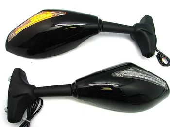 For Kawasaki Ninja 250R 500 636 EX ZX6R ZX7 ZX9 ZX10R Black LED Motorcycle Mirror Turn Signal Light Integrated Rearview Mirror
For Kawasaki Ninja 250R 500 636 EX ZX6R ZX7 ZX9 ZX10R Black LED Motorcycle Mirror Turn Signal Light Integrated Rearview Mirror