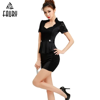 Flight Attendant Sexy Work Suits Bodysuit Short Sleeves KTV Nightclub Sauna Therapy Aviation Uniform Women Work Uniform Dress
Flight Attendant Sexy Work Suits Bodysuit Short Sleeves KTV Nightclub Sauna Therapy Aviation Uniform Women Work Uniform Dress