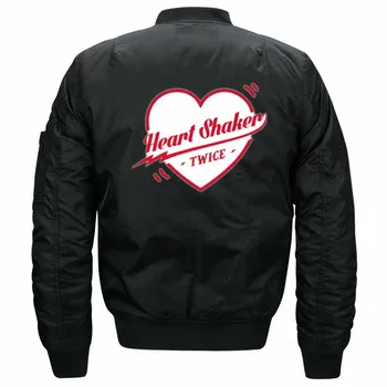 Cute Korean Girls Group Twice Heart Shaker Printed Bomber Jacket for Women Kawaii Girl Kpop Twice Unisex Clothing Oversized
Cute Korean Girls Group Twice Heart Shaker Printed Bomber Jacket for Women Kawaii Girl Kpop Twice Unisex Clothing Oversized