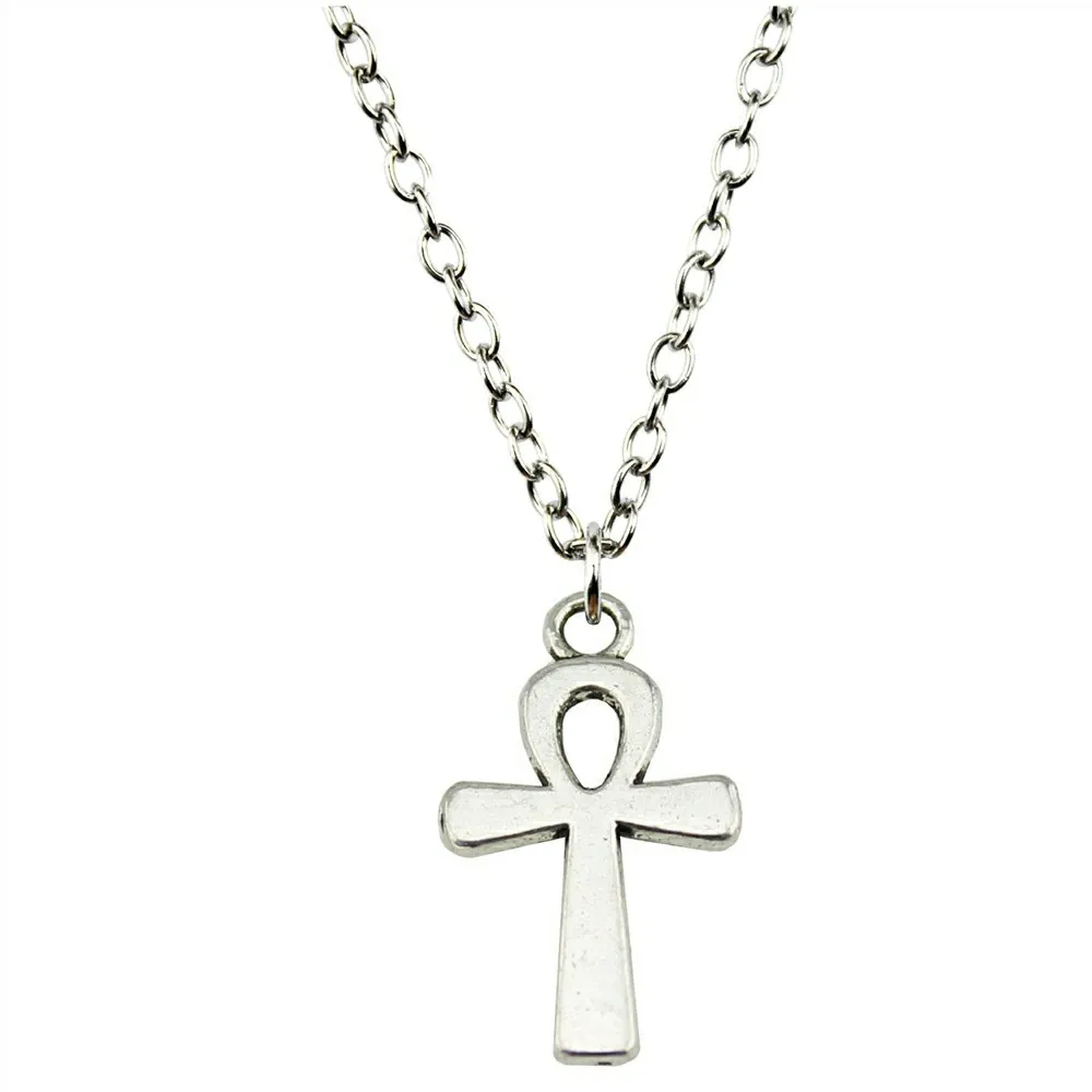 2019 Fashion 2 Colors Antique Silver Antique Bronze Plated 22x13mm Ankh Cross Pendant Necklace Female Jewelry Necklace
2019 Fashion 2 Colors Antique Silver Antique Bronze Plated 22x13mm Ankh Cross Pendant Necklace Female Jewelry Necklace