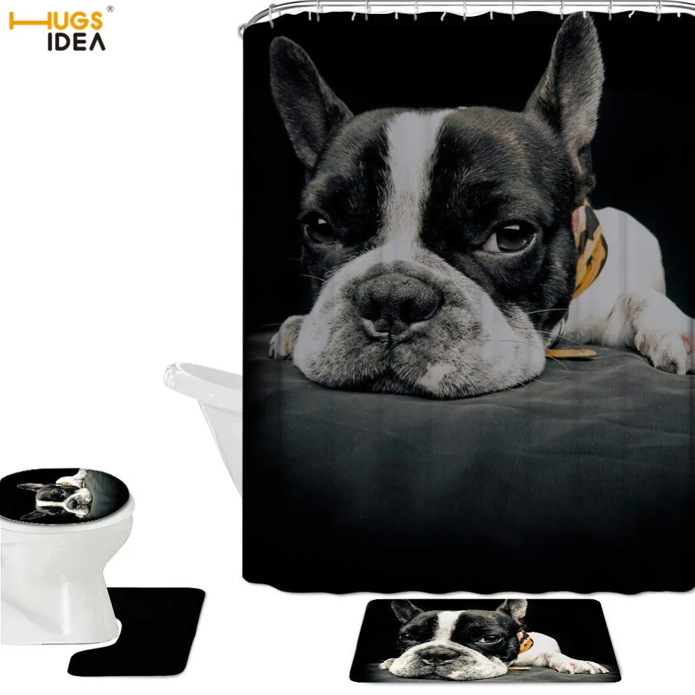 HUGSIDEA Pug Dog Shower Curtain Dachshund Flannel Bath Mat Set Waterproof Dachshund Polyester Bathroom Fabric For Bathtub Decor
HUGSIDEA Pug Dog Shower Curtain Dachshund Flannel Bath Mat Set Waterproof Dachshund Polyester Bathroom Fabric For Bathtub Decor