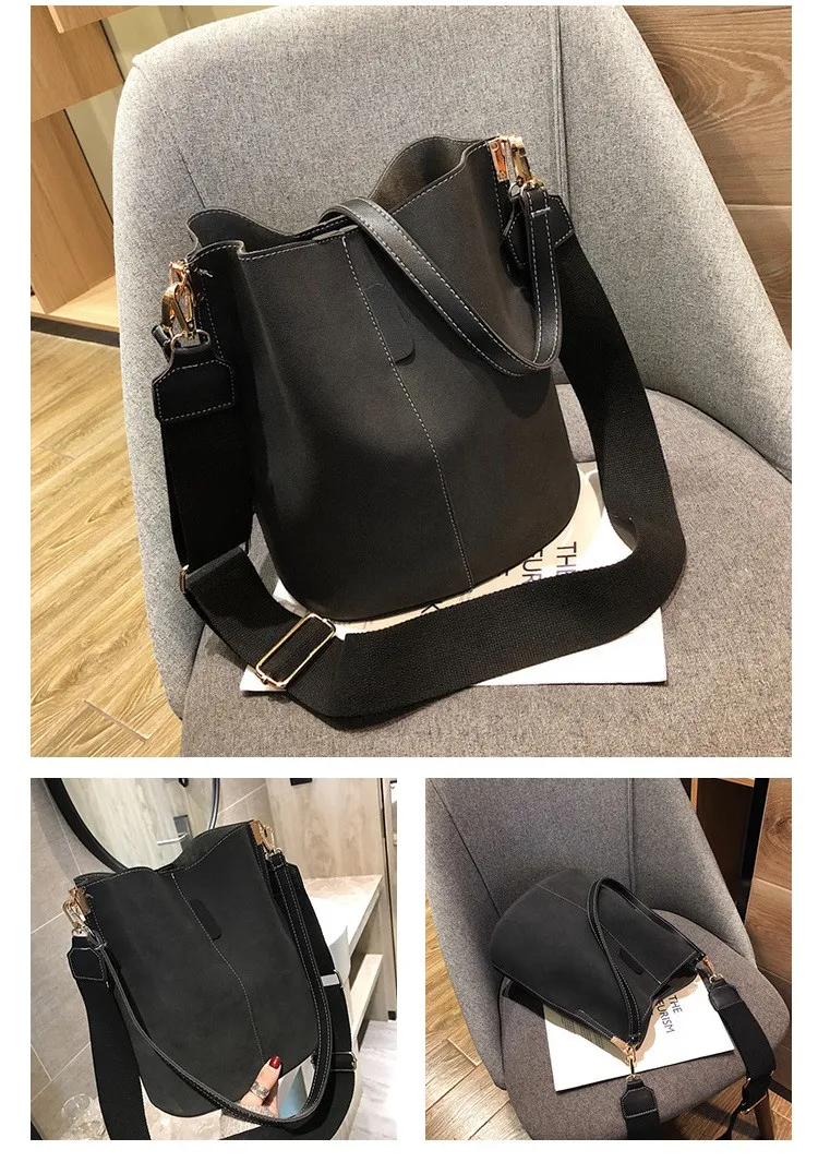 Women Shoulder Bag large capacity Matte PU Leather lady handbag Luxury Designer