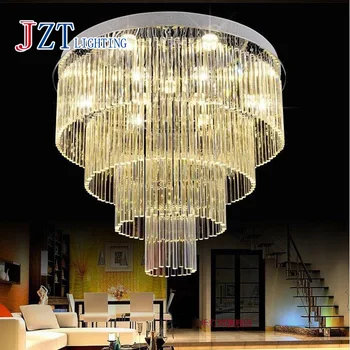 Modern Crystal Chandelier Stainless Steel Base D40cm D50cm D60cm D70cm D100cm Can Customize Livingroom Restaurant LED Lighting
Modern Crystal Chandelier Stainless Steel Base D40cm D50cm D60cm D70cm D100cm Can Customize Livingroom Restaurant LED Lighting