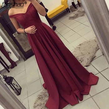 Wine Red Evening Dress Elegant Satin V Neck Prom Party Dresses Evening Gown Abendkleider Abiye Robe De Soiree
Wine Red Evening Dress Elegant Satin V Neck Prom Party Dresses Evening Gown Abendkleider Abiye Robe De Soiree