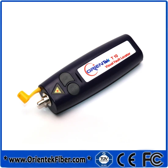 Orientek T10 10MW Visual Fault Locator tester Pen-type Fiber Optical Cable Fault Locator
Orientek T10 10MW Visual Fault Locator tester Pen-type Fiber Optical Cable Fault Locator